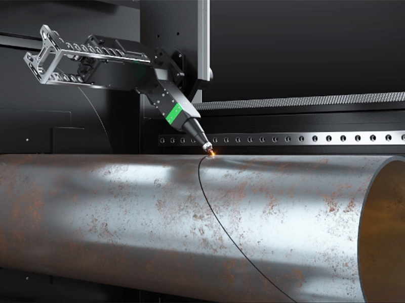 帶自動送料器的3D激光管材坡口切割機(jī) 帶自動送料器的3D激光管材坡口切割機(jī)