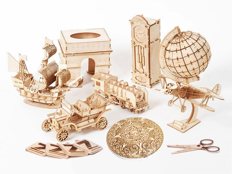 激光雕刻和切割膠合板項目