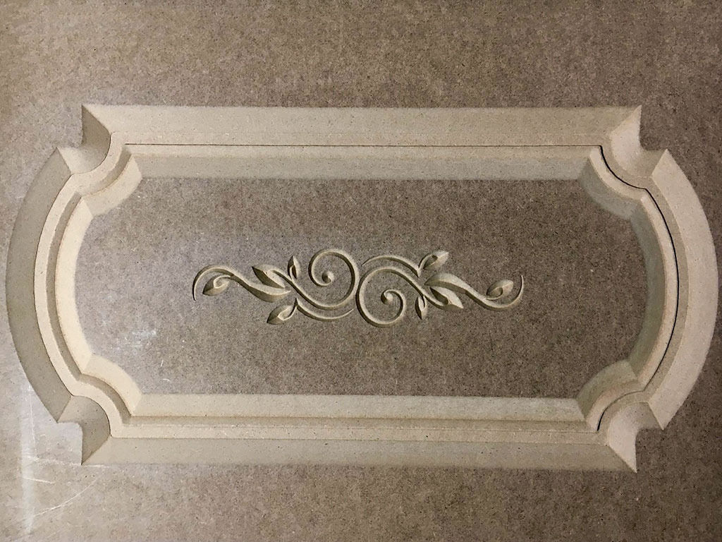 數控雕刻機雕刻MDF樣品