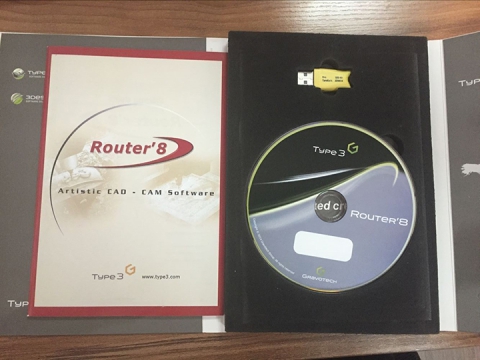 數控雕刻機軟件 Type3 Router8 - 3D CAD / CAM軟件 數控雕刻機軟件 Type3 Router8 - 3D CAD / CAM軟件