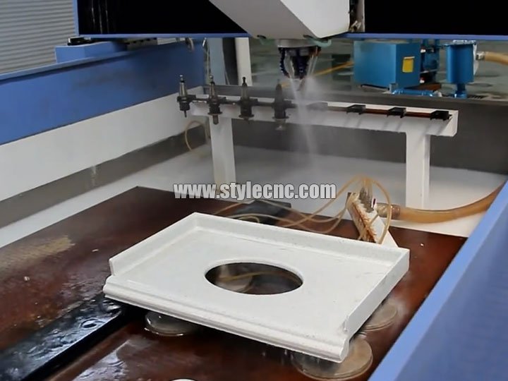 石英、花崗巖、大理石數(shù)控石材切割拋光機(jī)立式ATC系統(tǒng) 石英、花崗巖、大理石數(shù)控石材切割拋光機(jī)立式ATC系統(tǒng)