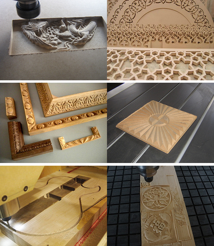 用于木工計劃的多功能數控木材切割機