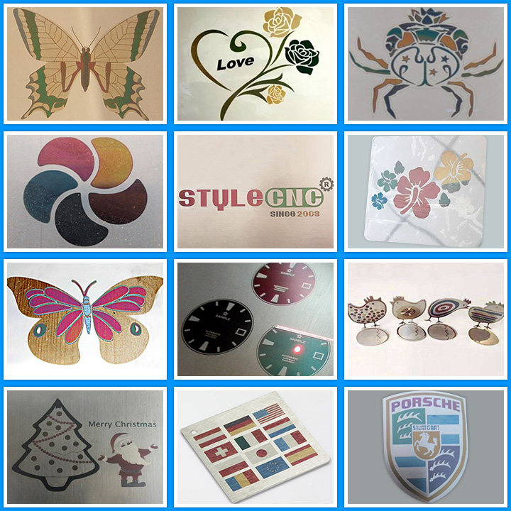 金屬彩色激光雕刻 金屬彩色激光雕刻