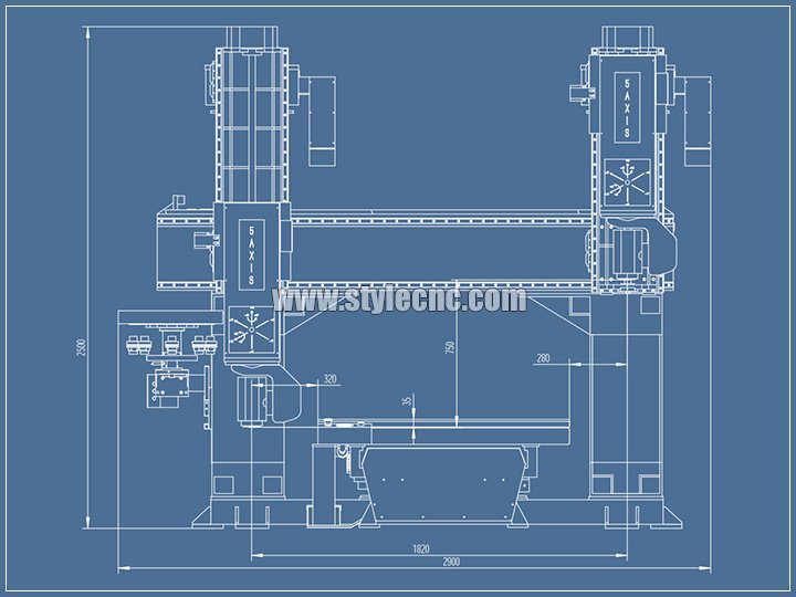 小型五軸數控加工中心設計