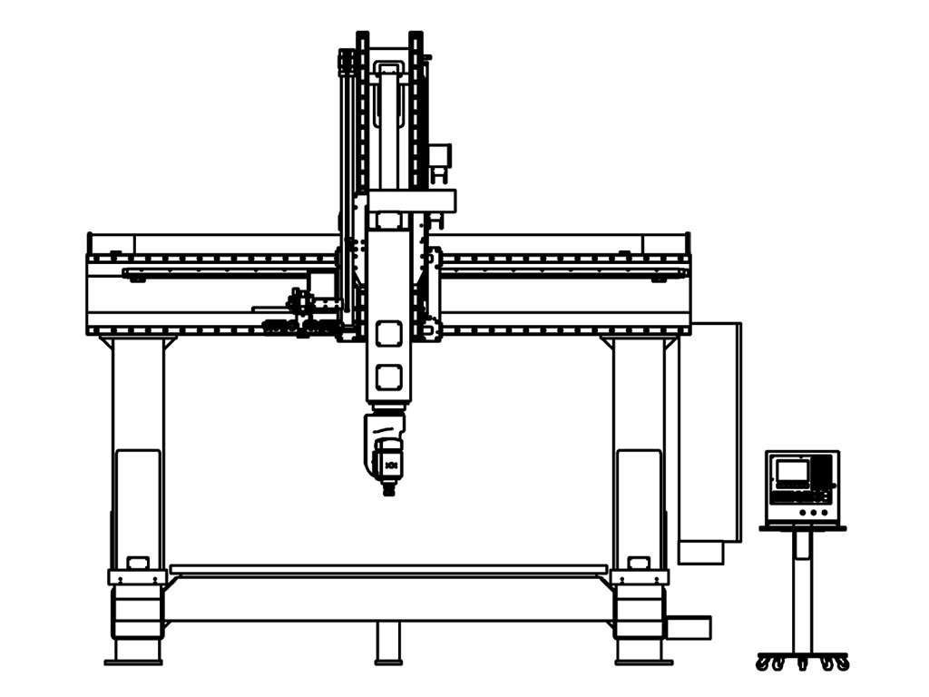 三軸數(shù)控銑床