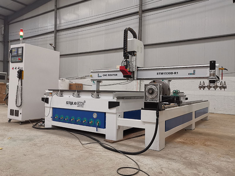 5x10 帶第四旋轉軸的數(shù)控木材加工中心現(xiàn)已發(fā)售