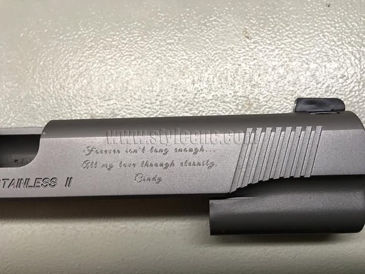 槍械激光打標機