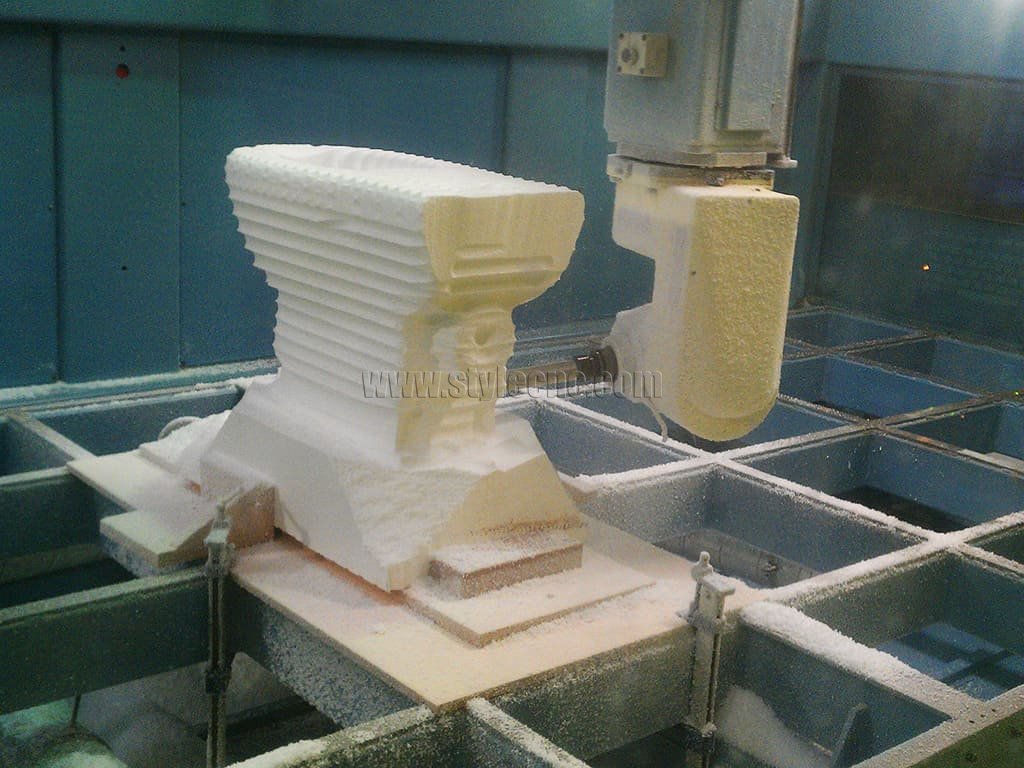 五軸數控加工3D廁所原型