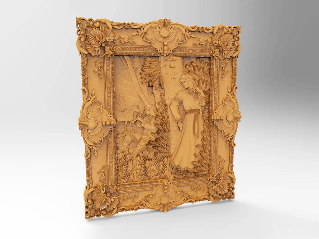 木工數控雕刻機 3D 救濟模型 STL 檔