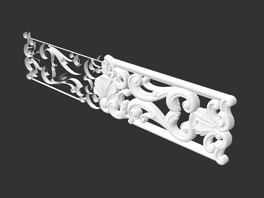 數控木工機床 3D 木制家具模型 STL 檔