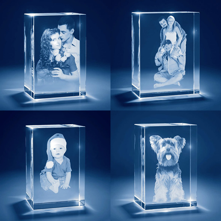 3D 亞表面激光雕刻水晶玻璃 3D 亞表面激光雕刻水晶玻璃