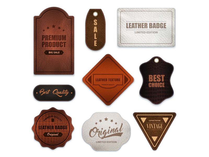 激光雕刻個性化皮革補丁