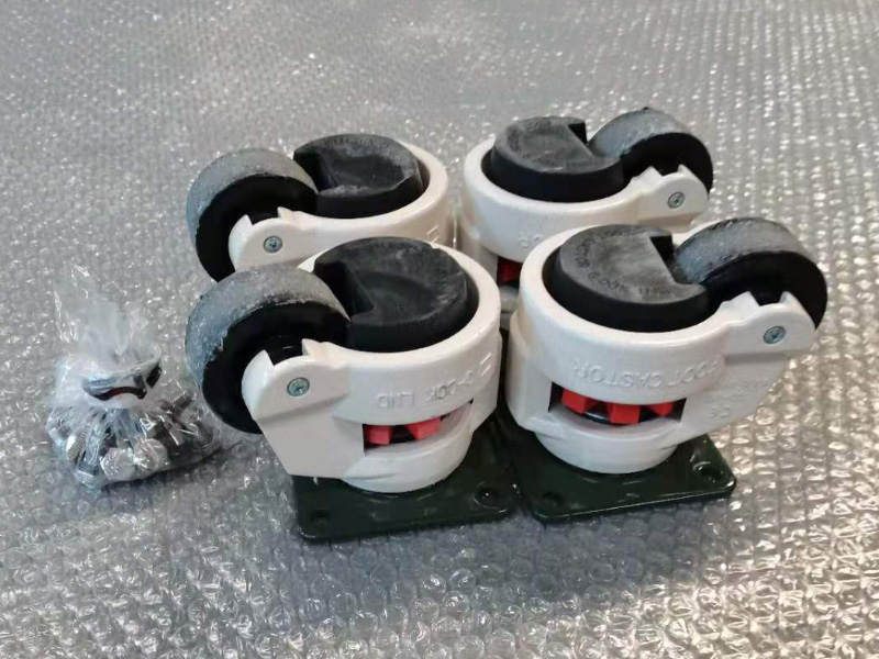 尼龍+鋁合金伸縮腳輪