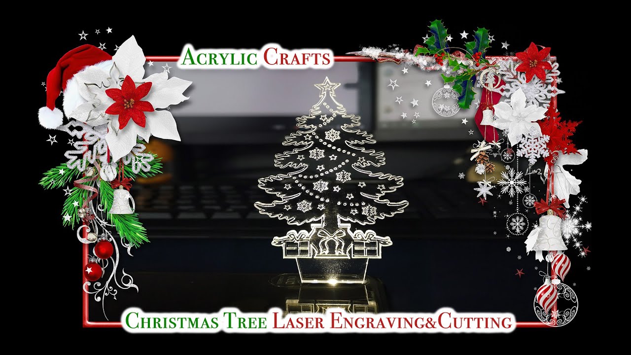 激光雕刻切割3D亞克力圣誕樹 激光雕刻切割3D亞克力圣誕樹