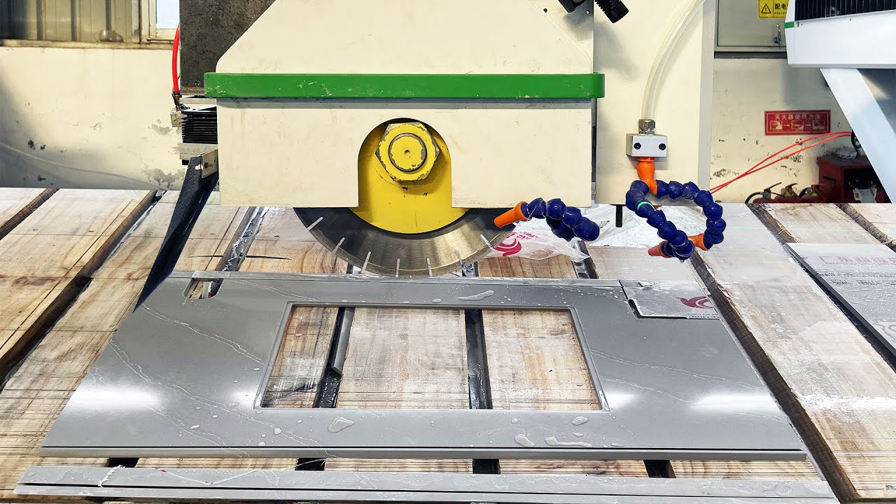 4+1 自動石材數(shù)控橋切機(jī)適用于臺面水槽切割 4+1 自動石材數(shù)控橋切機(jī)適用于臺面水槽切割