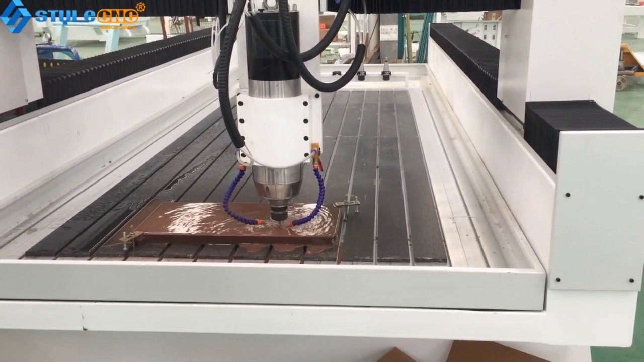 直排式自動換刀石材數控雕刻機出售